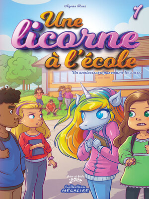 cover image of Une licorne à l'école #1